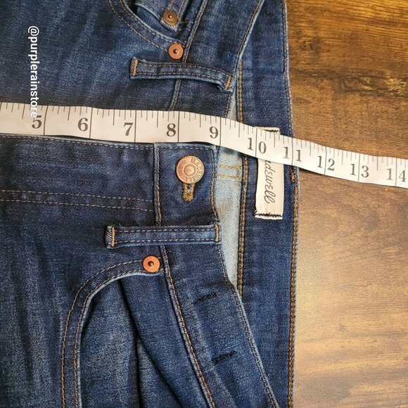 Madewell Jeans Size 27 T Skinny 9" High Riser Polly Wash F6171 Stretch Denim - Picture 8 of 11
